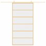 Voir la diapositive 3 : VIDAXL Porte coulissante dore 102,5x205cm verre ESG clair et aluminium