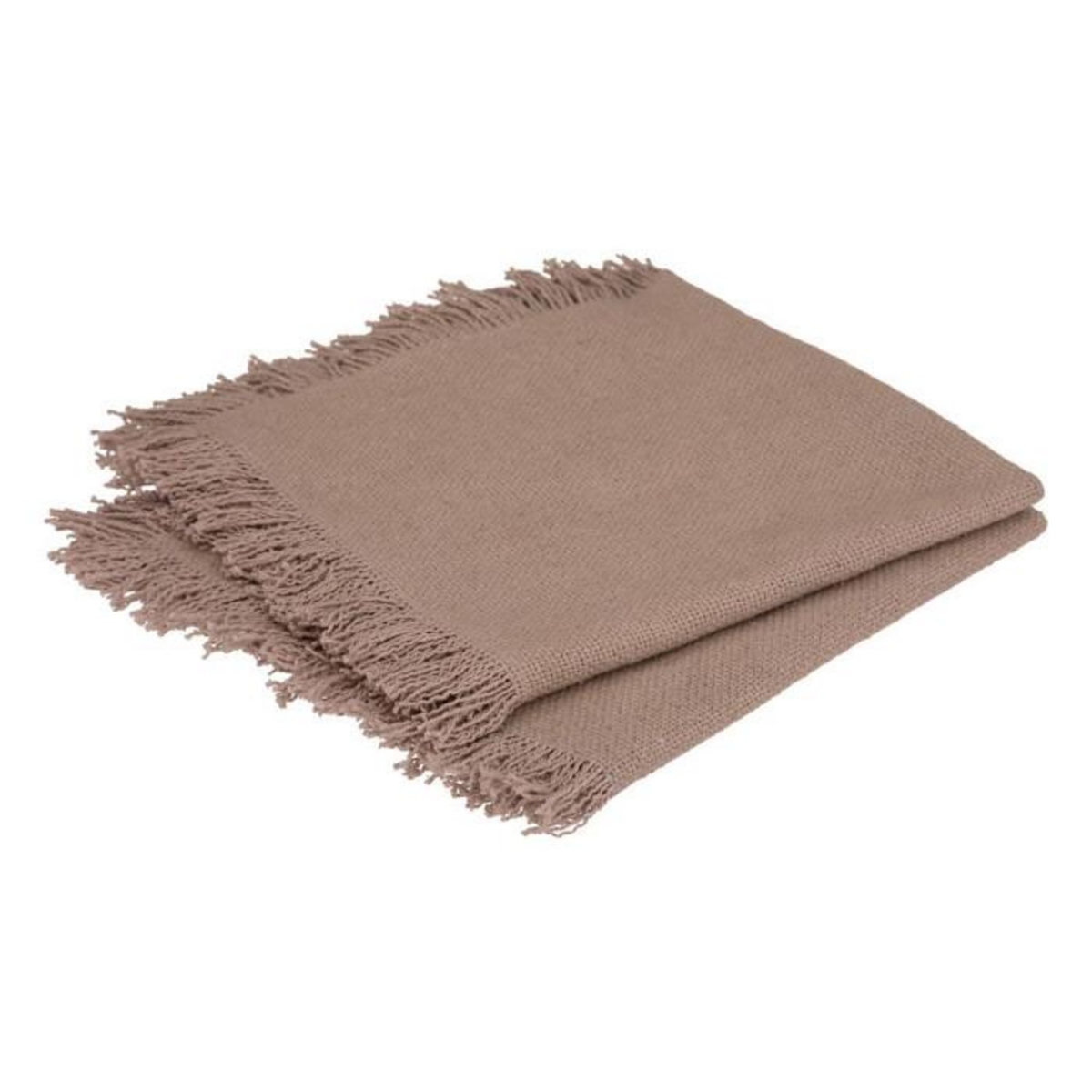 ATMOSPHERA Lot de 2 Serviettes de Table  Maha  40x40cm Gris