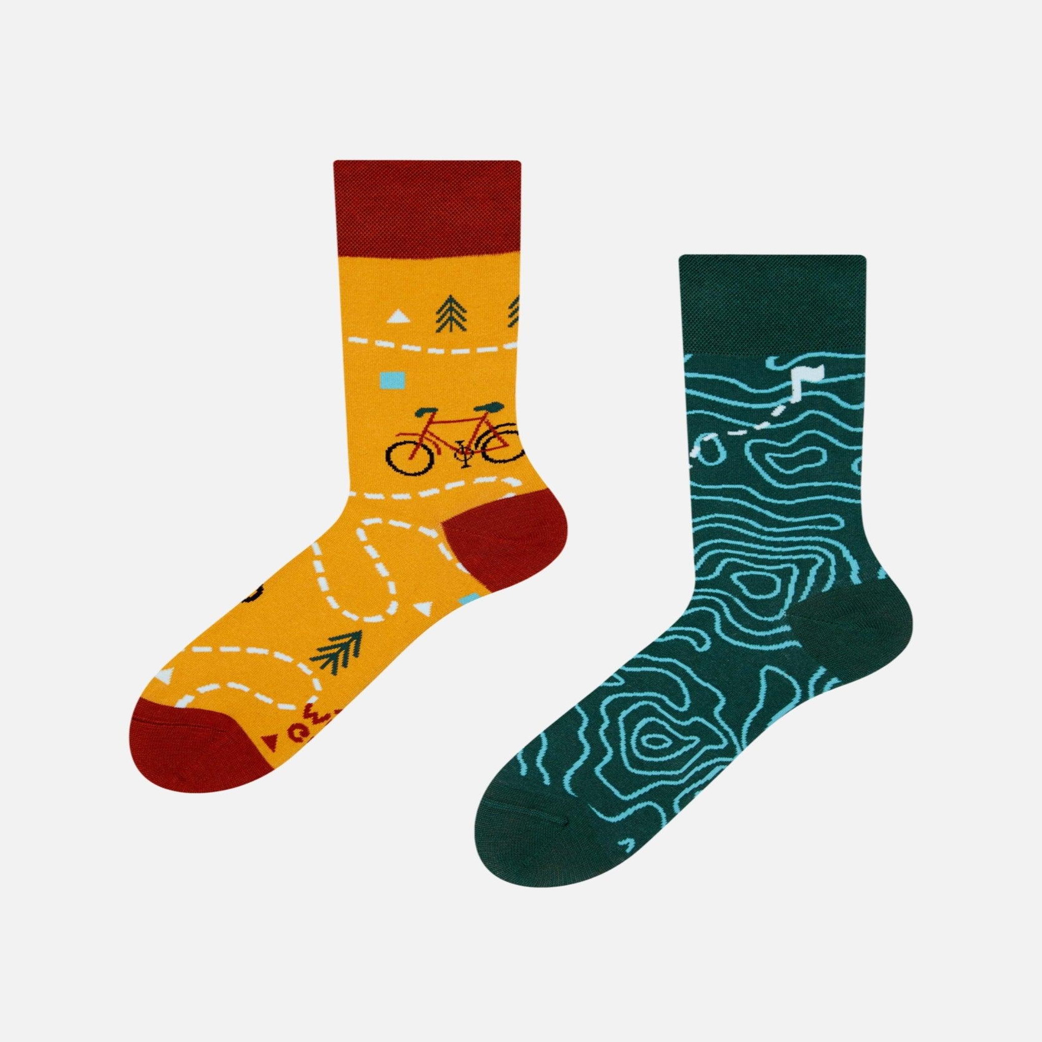 DEDOLES Chaussettes Sur les Chemins. Coloris disponibles : Multicolore