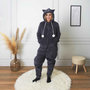Voir la diapositive 5 : Paris Prix Combinaison Pyjama Adulte  Chat  Noir