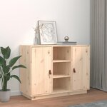 VIDAXL Buffet 100x40x75 cm Bois massif de pin