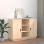 Voir la diapositive 1 : VIDAXL Buffet 100x40x75 cm Bois massif de pin