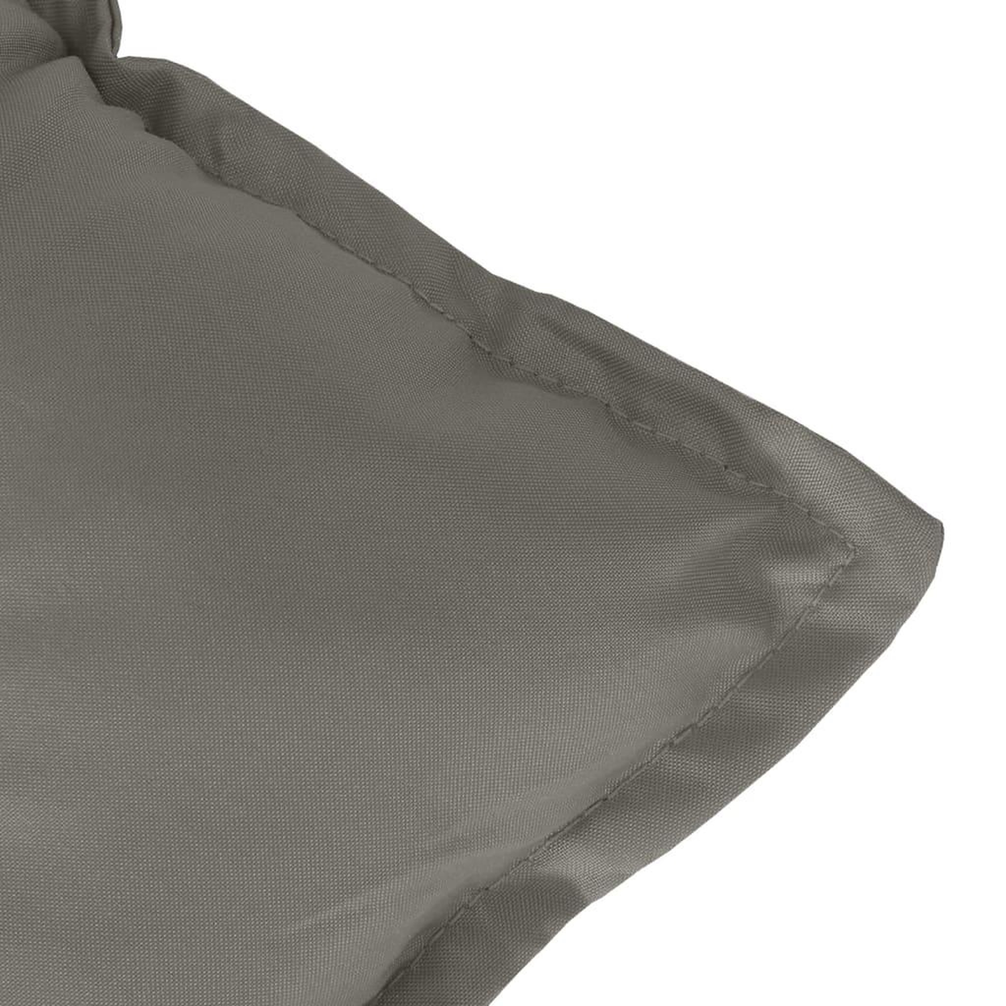 Voir la diapositive 5 : VIDAXL Coussin de banc de jardin gris fonce melange 100x50x7 cm tissu