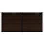Voir la diapositive 3 : VIDAXL Lit sureleve de jardin Marron 160x40x77 cm Acier galvanise