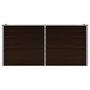 Voir la diapositive 3 : VIDAXL Lit sureleve de jardin Marron 160x40x77 cm Acier galvanise