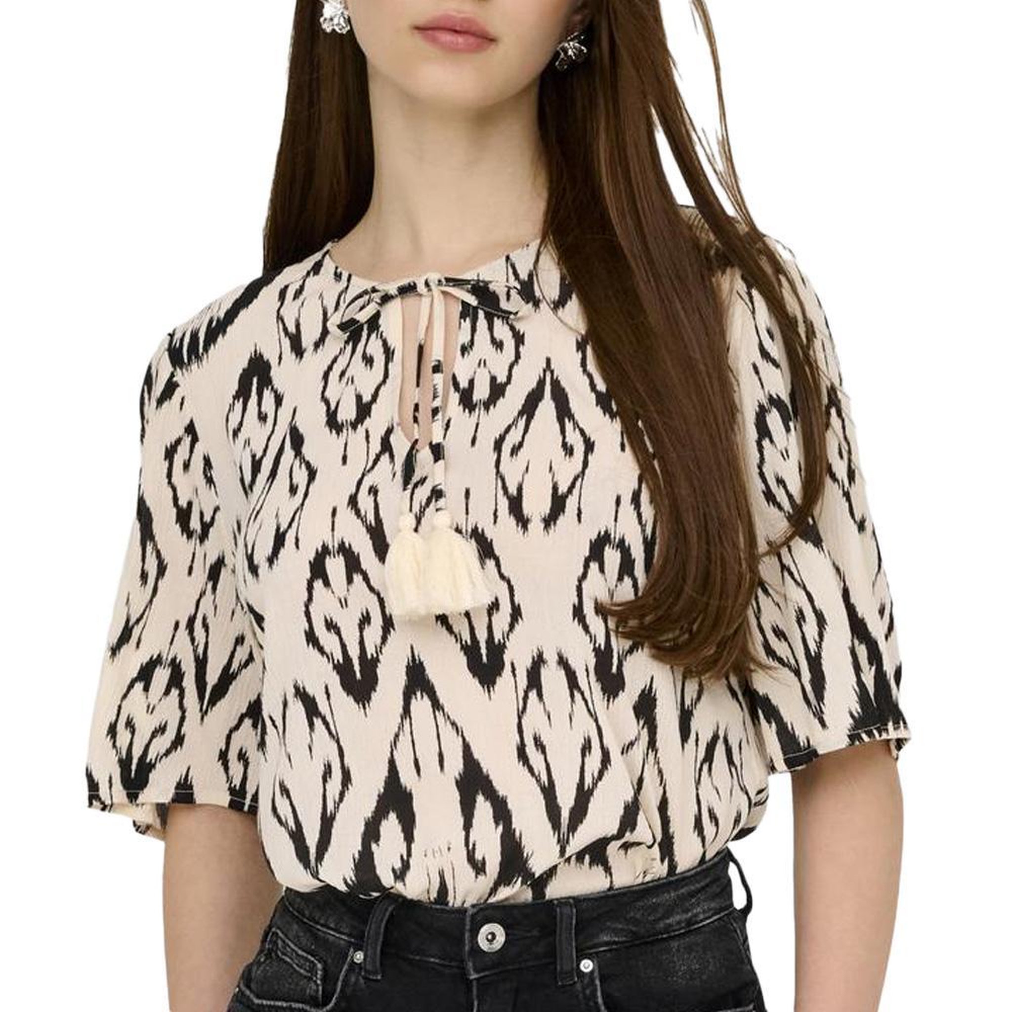 JACQUELINE DE YONG Blouse Beige/ Femme JDY Bree. Coloris disponibles : Noir
