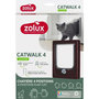Voir la diapositive 2 : Zolux Chatiere 4 positions - ZOLUX - L20 x H25 cm - Pour porte bois, PVC, métal - Catwalk - Marron