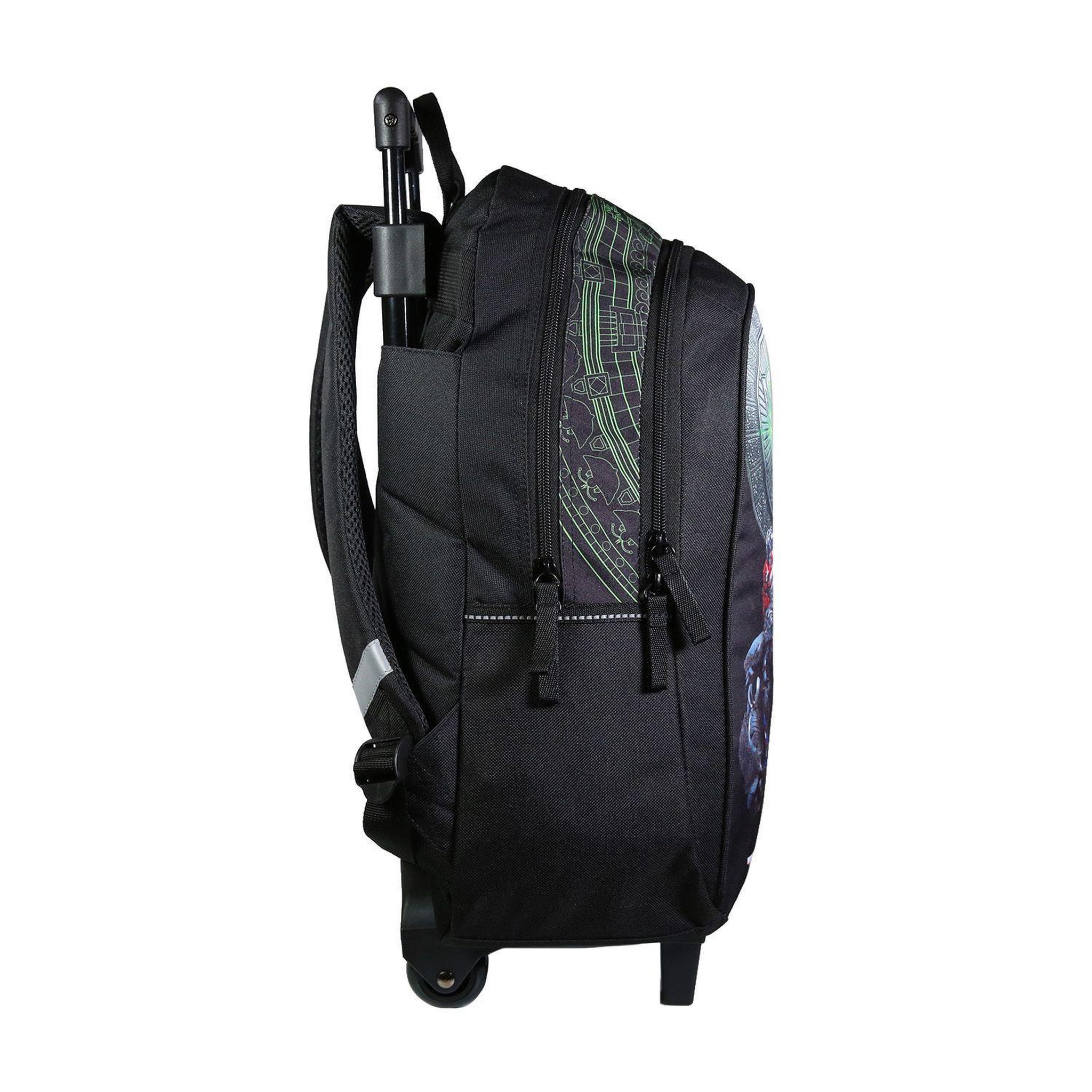 Voir la diapositive 3 : Bagtrotter BAGTROTTER Sac à dos à roulettes 45 cm Transformers Noir