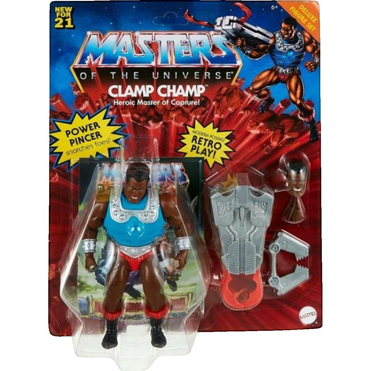 ASTER Figurine Masters of the Universe Origins Deluxe Clamp Champ Aster