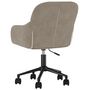 Voir la diapositive 5 : VIDAXL Chaise pivotante de bureau Gris clair Velours
