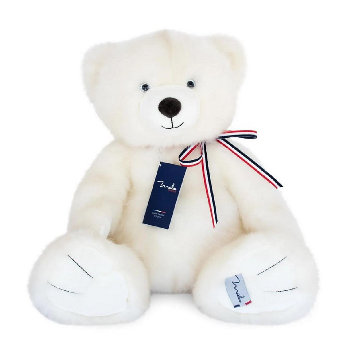 MAILOU L ours francais Blanc poudre 50 cm MA0101