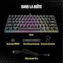 Voir la diapositive 2 : Corsair Clavier gamer K65 RGB MINI CHERRY MX Red Noir
