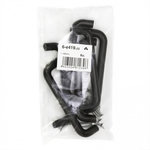 CENTRALE BRICO Lot de 6 poignées de meuble plastique mat, entraxe 96 mm