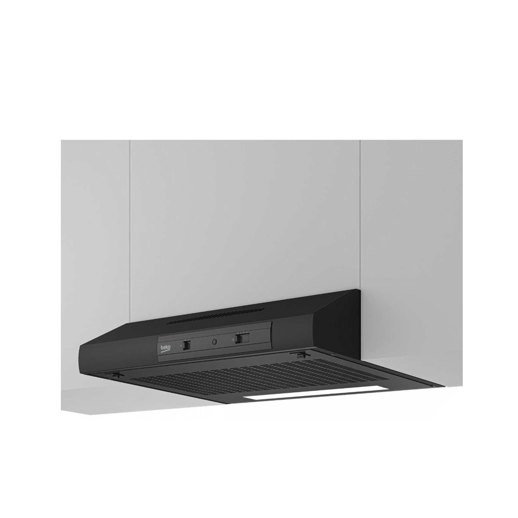 Voir la diapositive 3 : Beko Hotte casquette 60cm 295m3/h métal - hns61212xh