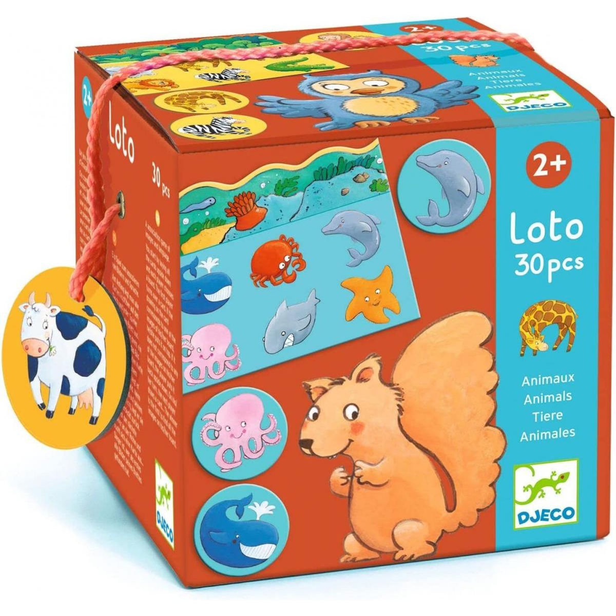Djeco Jeu éducatif Loto des Animaux