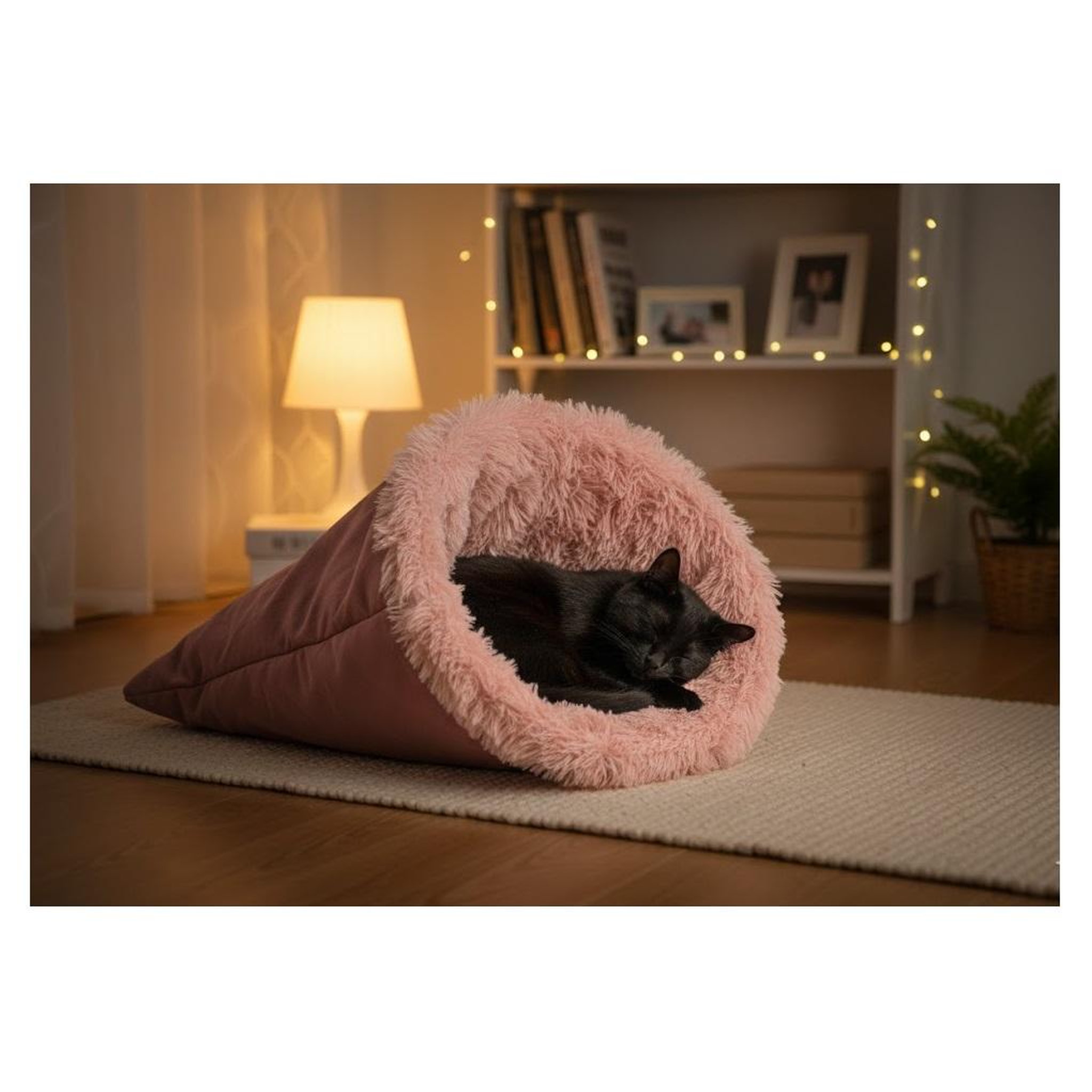 Voir la diapositive 2 : Eden Sac de couchage tout doux pour chat ayco