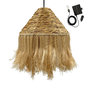 Voir la diapositive 1 : Lumisky Suspension d'extérieur nomade solaire LEONORA Beige Fibre naturelle D44 cm