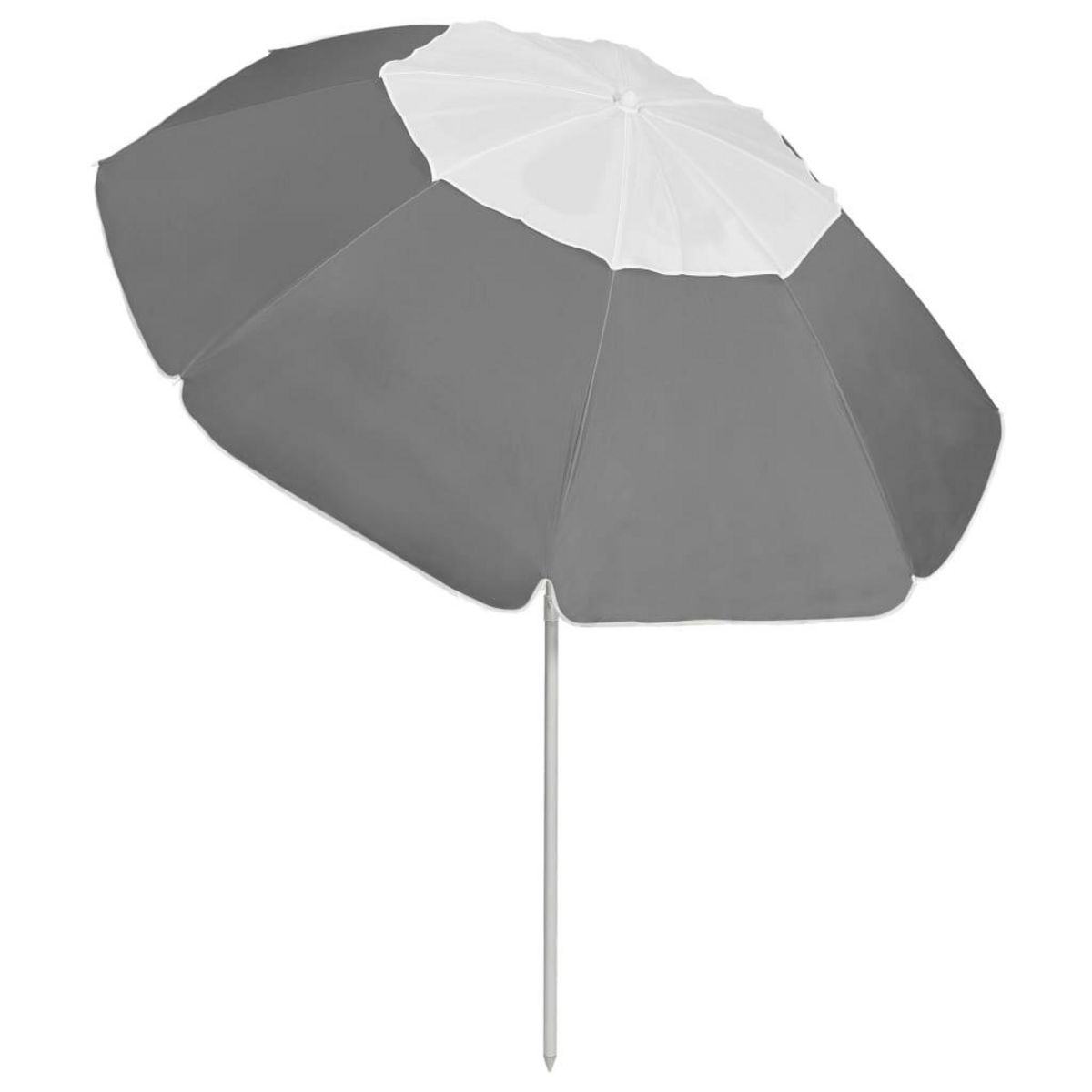 VIDAXL Parasol de plage anthracite 300 cm