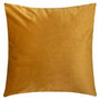 Voir la diapositive 2 : ATMOSPHERA Coussin Déco en Velours  Edi  40x40cm Ocre