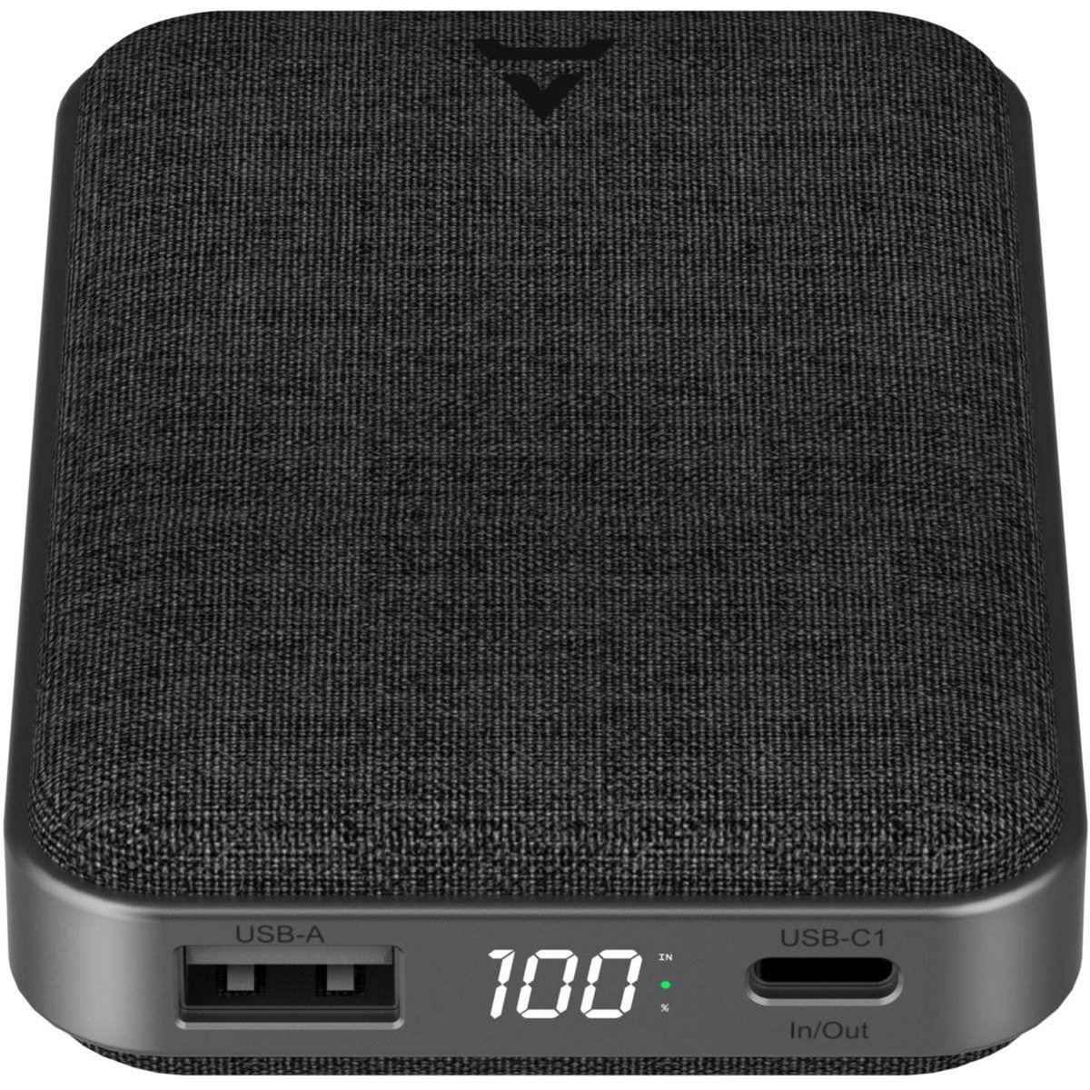 ADEQWAT Batterie externe 10 000 mAh Power Delivery noir