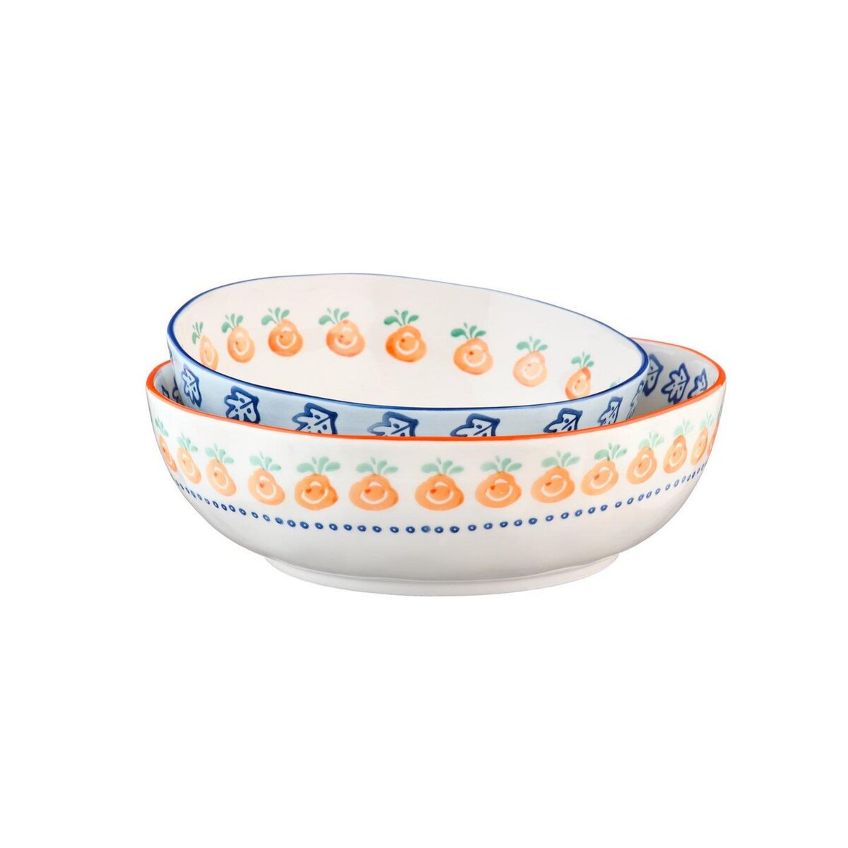 BJORN Saladier NAPOLI Ø23,5cm et Ø28cm - 2 pièces - Agrume