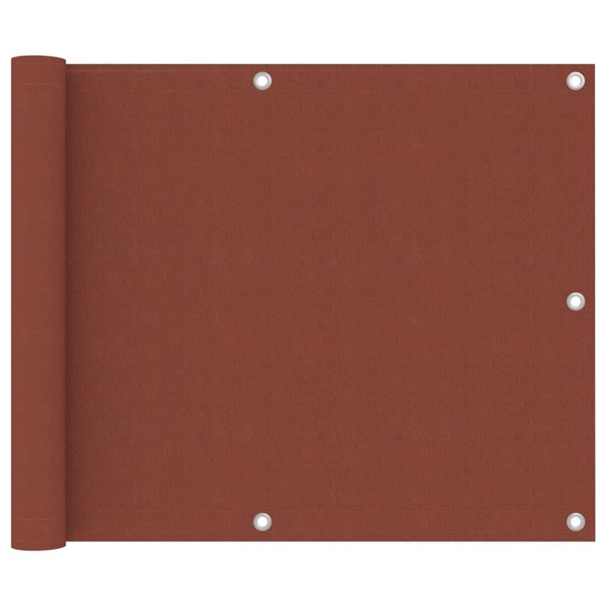 VIDAXL Ecran de balcon Terre cuite 75x300 cm Tissu Oxford