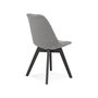 Voir la diapositive 4 : Paris Prix Chaise Design Vintage  Persée  85cm Noir