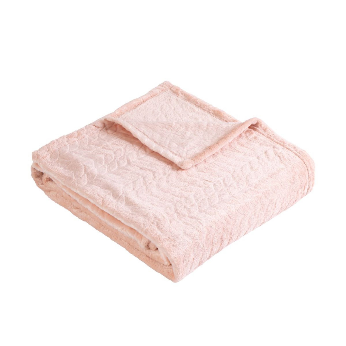 ACTUEL Plaid uni en flanelle 230gsm