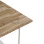 Voir la diapositive 4 : Paris Prix Table à Manger Design  Cirebon  200cm Naturel & Blanc