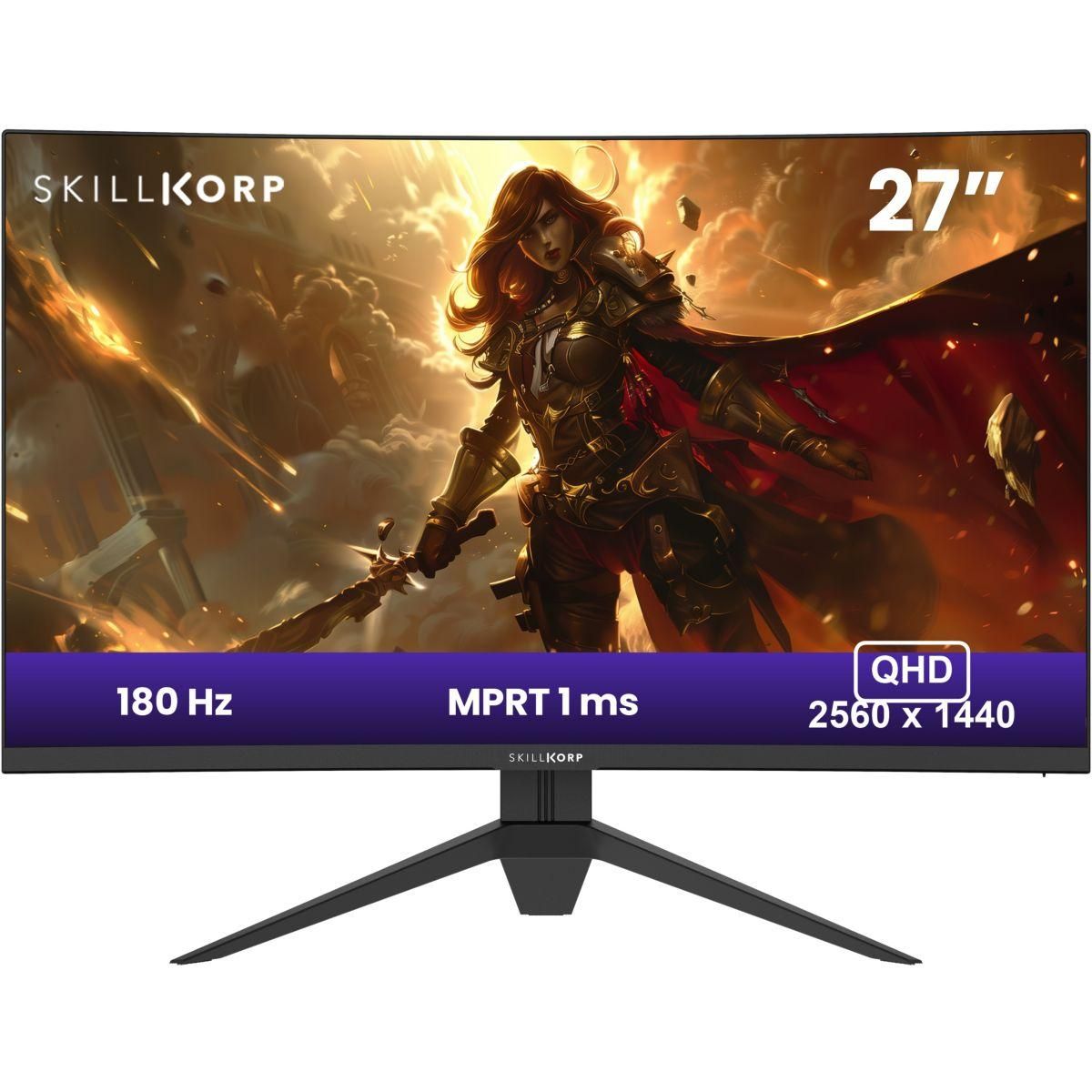 SKILLKORP Ecran PC Gamer M27 Incurvé 27'' VA