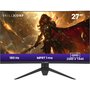 Voir la diapositive 2 : SKILLKORP Ecran PC Gamer M27 Incurvé 27'' VA