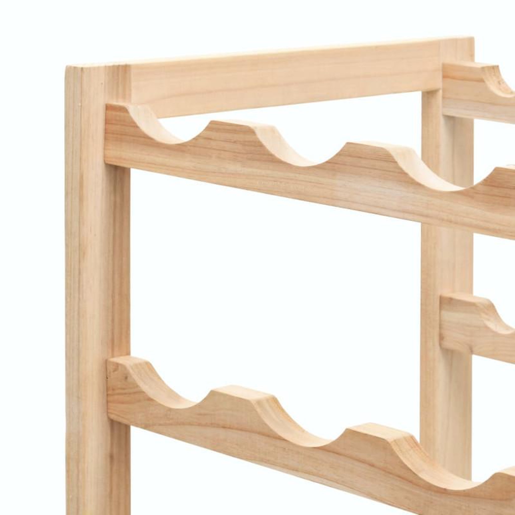 Voir la diapositive 5 : VIDAXL Casier à bouteilles Bois de cèdre 57,5 x 28 x 102 cm