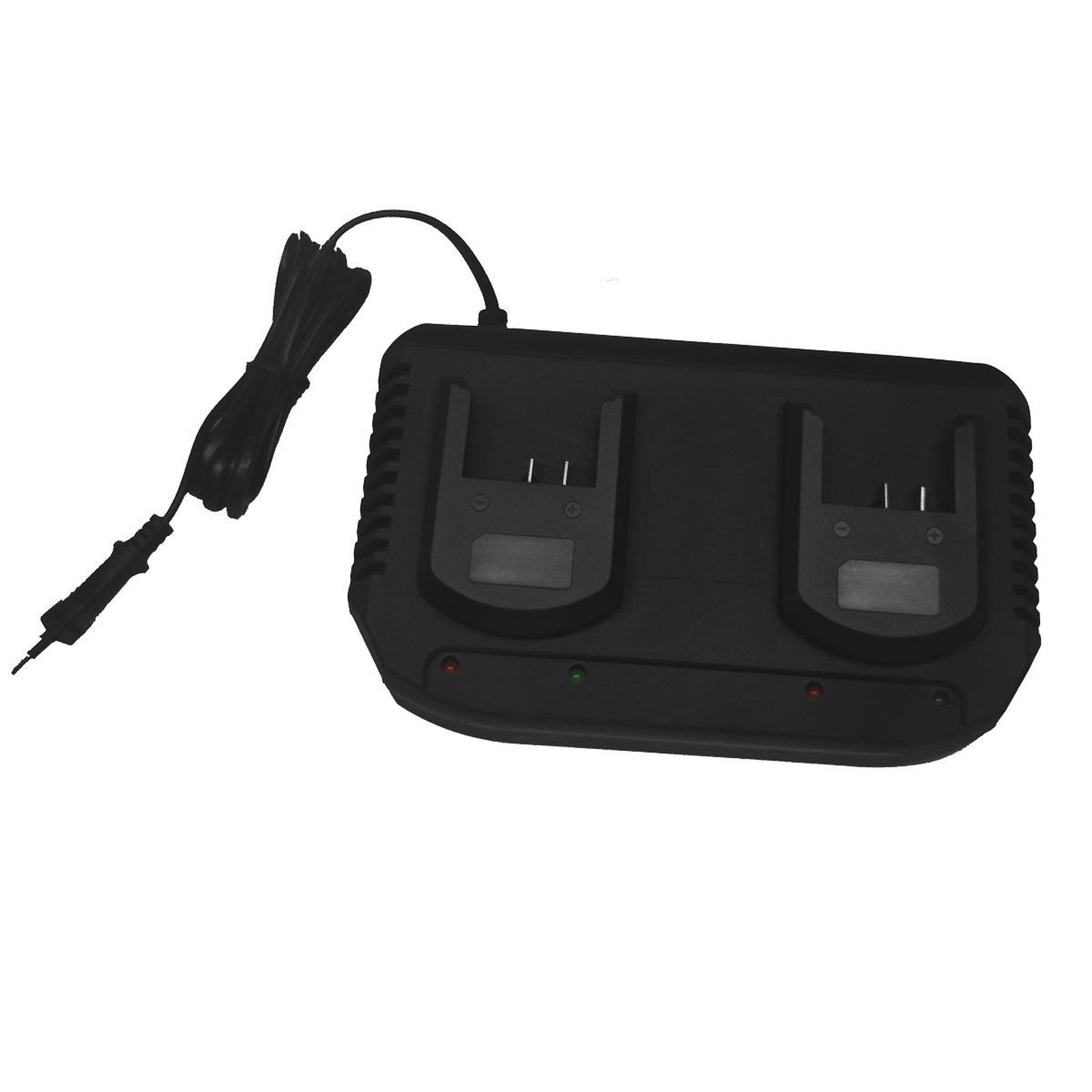 Voir la diapositive 2 : GARDENSTAR Chargeur rapide - 20V - pour 2 batteries