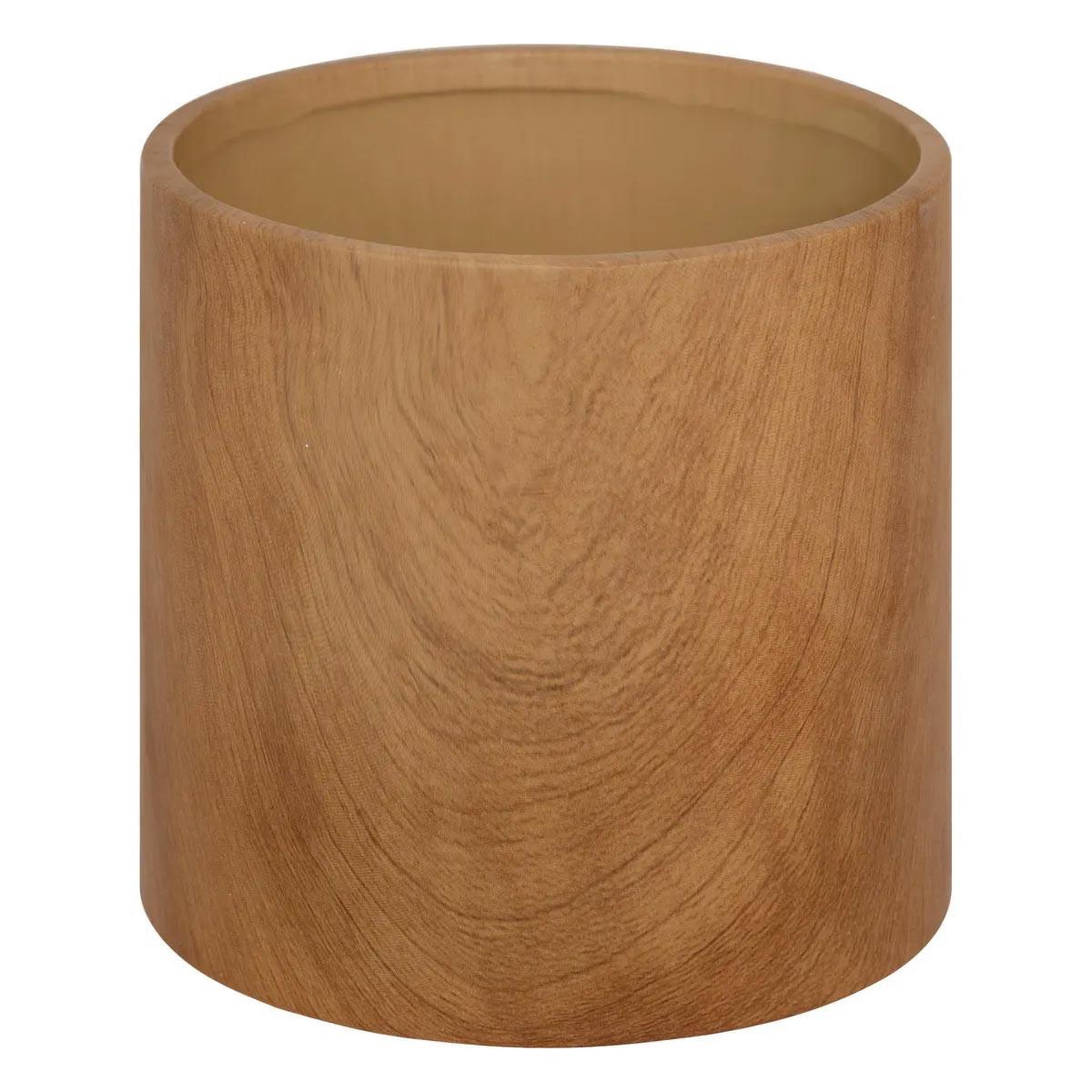 Voir la diapositive 3 : ATMOSPHERA Lot de 2 cache-pots effet bois  soa  14cm naturel
