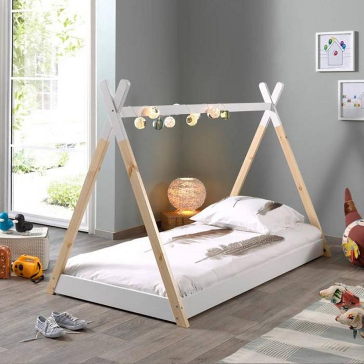 Paris Prix Lit Enfant Design  Tipi  90x200cm Blanc