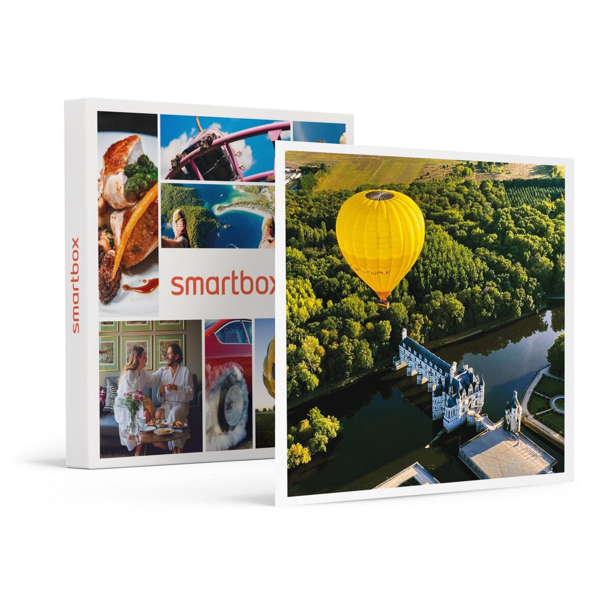 Smartbox Vol en montgolfière pour 2 au-dessus du château de Chenonceau - Coffret Cadeau Sport & Aventure