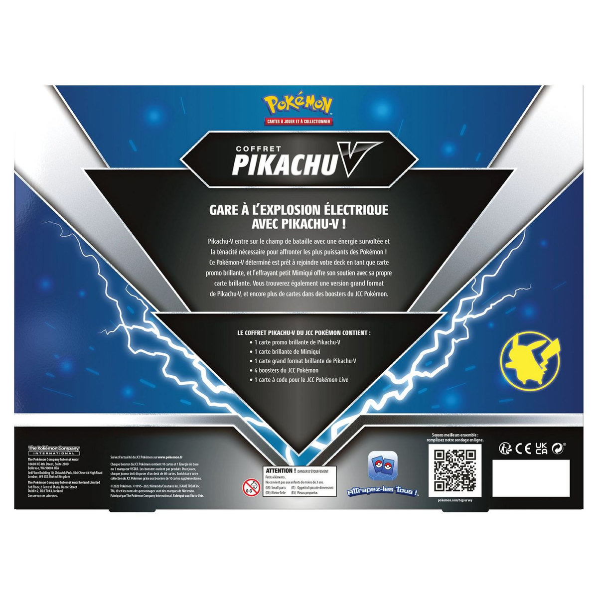 POKEMON Coffret Pokémon Pikachu V