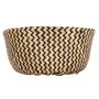 Voir la diapositive 3 : ATMOSPHERA Panier de Rangement Pliable à Anses Seagrass 40cm Noir & Naturel