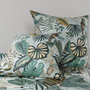 Voir la diapositive 3 : ATELIER DU COTON Housse de couette 240x220 CANCUN + 2 taies coton 57 fils