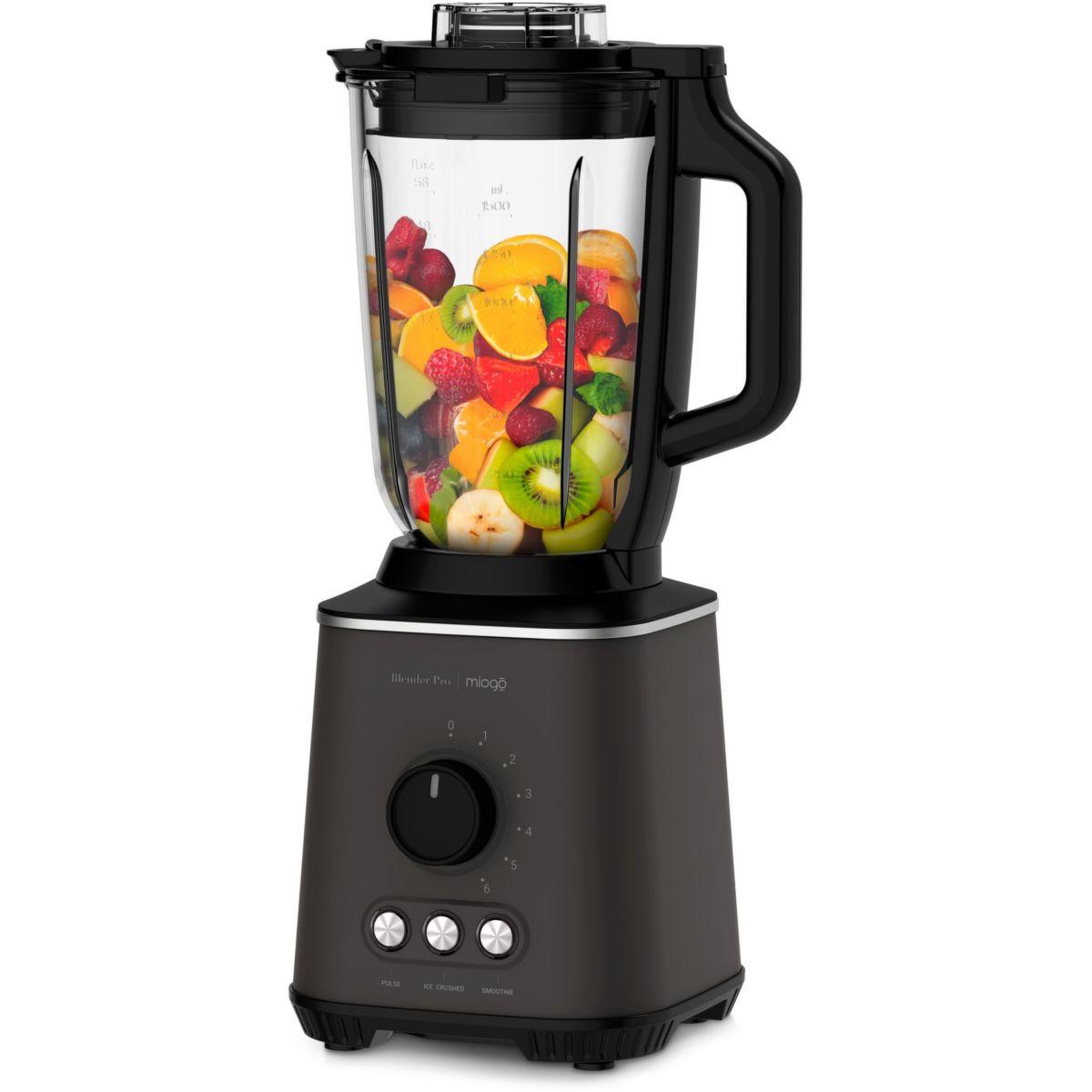 Voir la diapositive 3 : MIOGO Blender mtb2 - spécial glace pilée - bol verre 1.75l / 1300w
