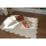 Lorena Canals Tapis coton forme biscuit - beige - 120 x 160