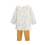 Voir la diapositive 1 : Petit Béguin Ensemble bébé robe et legging en molleton Emilie