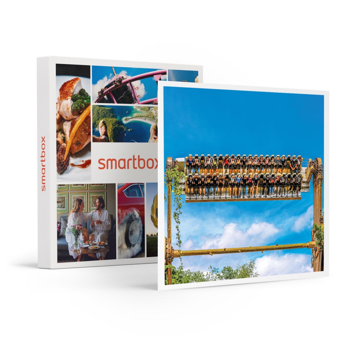 Smartbox Entrée à Walibi Belgium en 2025 pour 2 adultes et 2 enfants - Coffret Cadeau Sport & Aventure