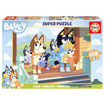 EDUCA Puzzle 100 pcs Bluey en bois