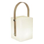 Lumisky Lanterne sans fil LED multicolore TIKY Bois Bambou H27CM