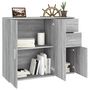 Voir la diapositive 4 : VIDAXL Buffet Sonoma gris 91x29,5x75 cm Bois d'ingenierie