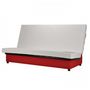Voir la diapositive 4 : BULTEX COMFORT BULTEX Banquette clic-clac 3 places - Tissu rougeL 192 x P 95 cm - BEIJA