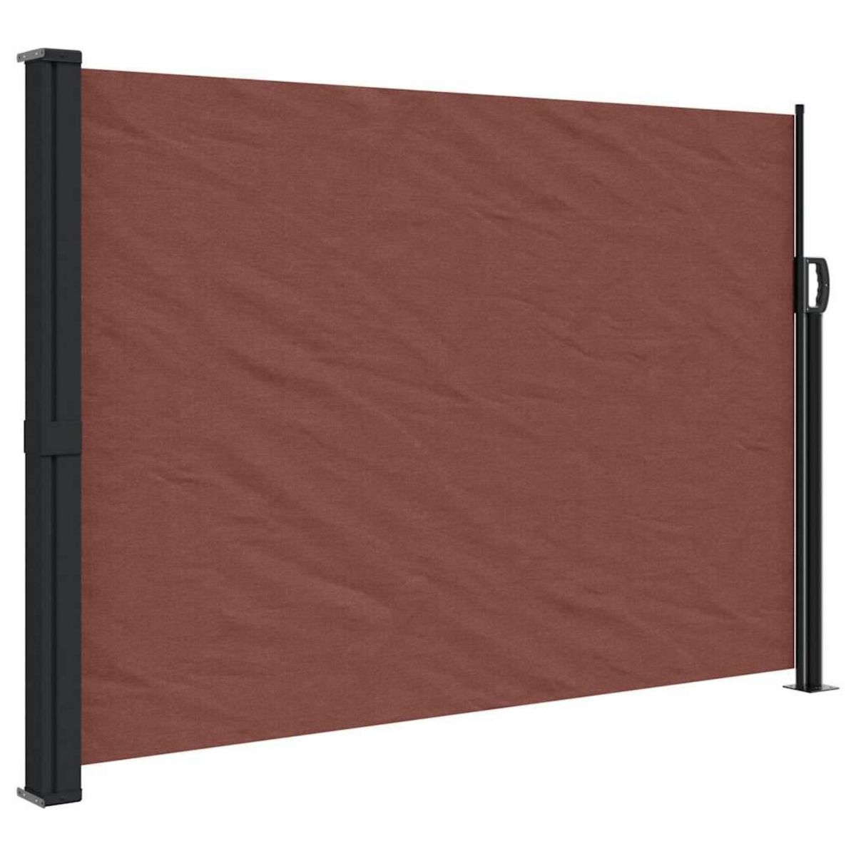 VIDAXL Auvent lateral retractable marron 140x600 cm