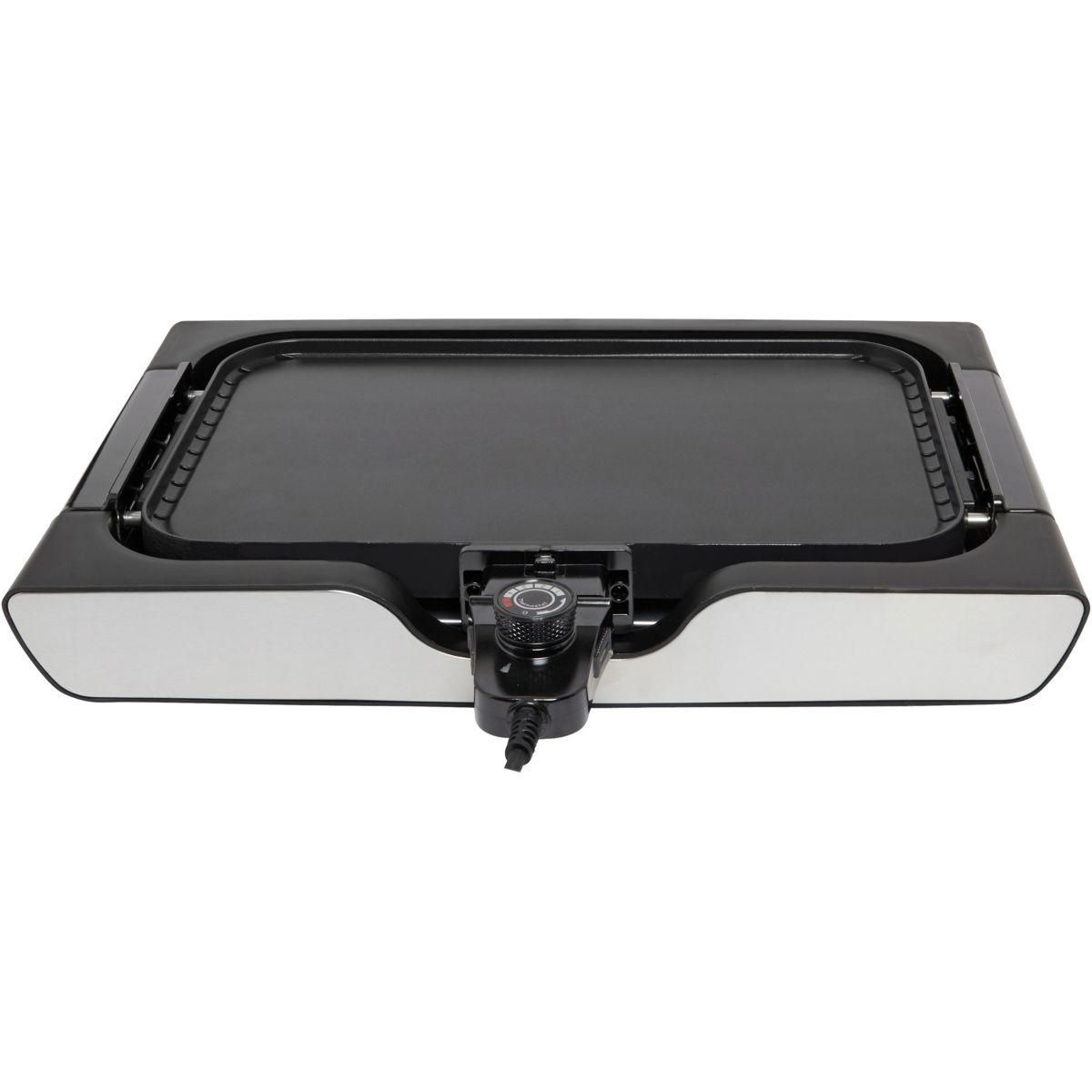 ESSENTIEL B Plancha électrique EPL 2 Delicia réversible à poser, 40x24 cm