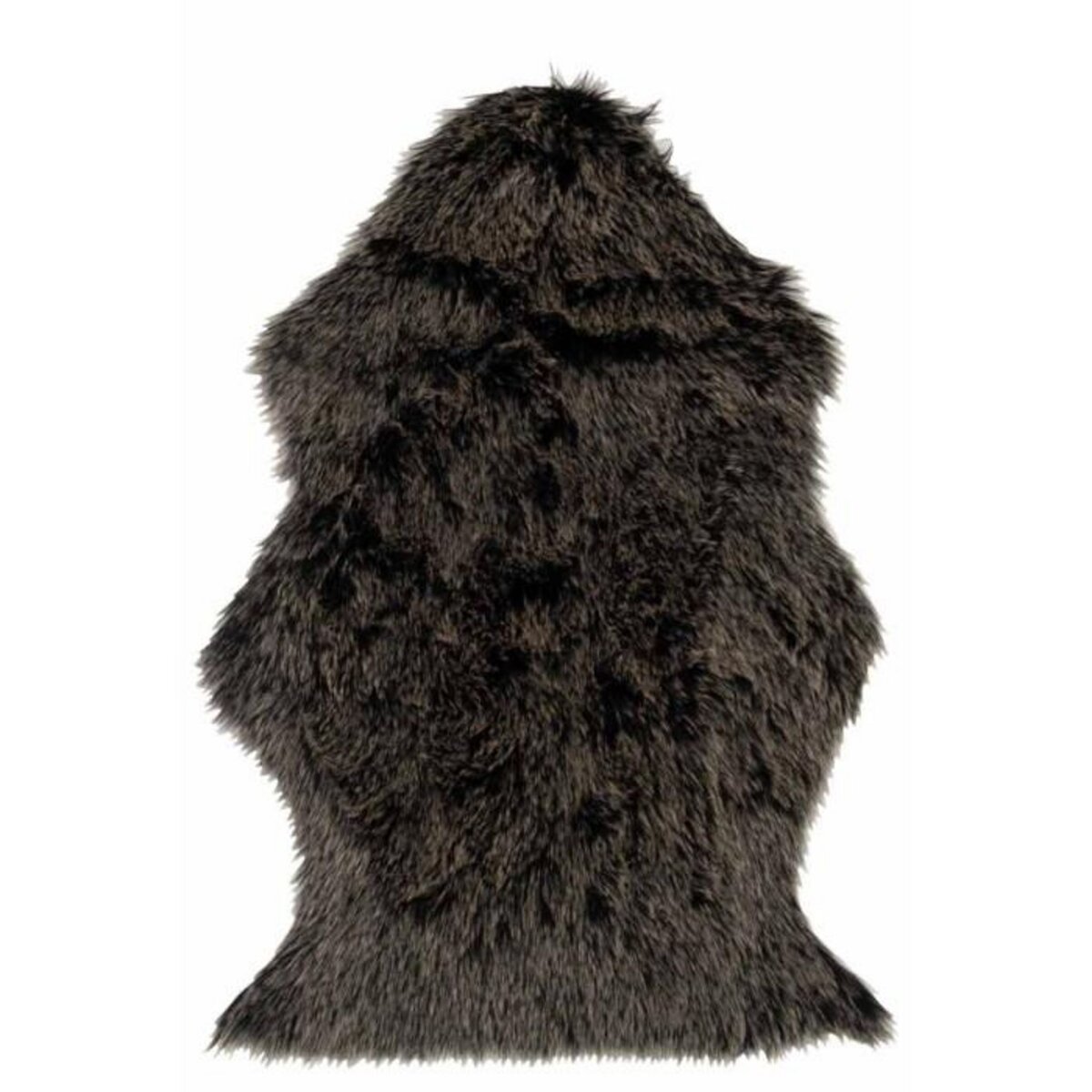 Paris Prix Tapis Imitation Fourrure  Longs  63x103cm Gris